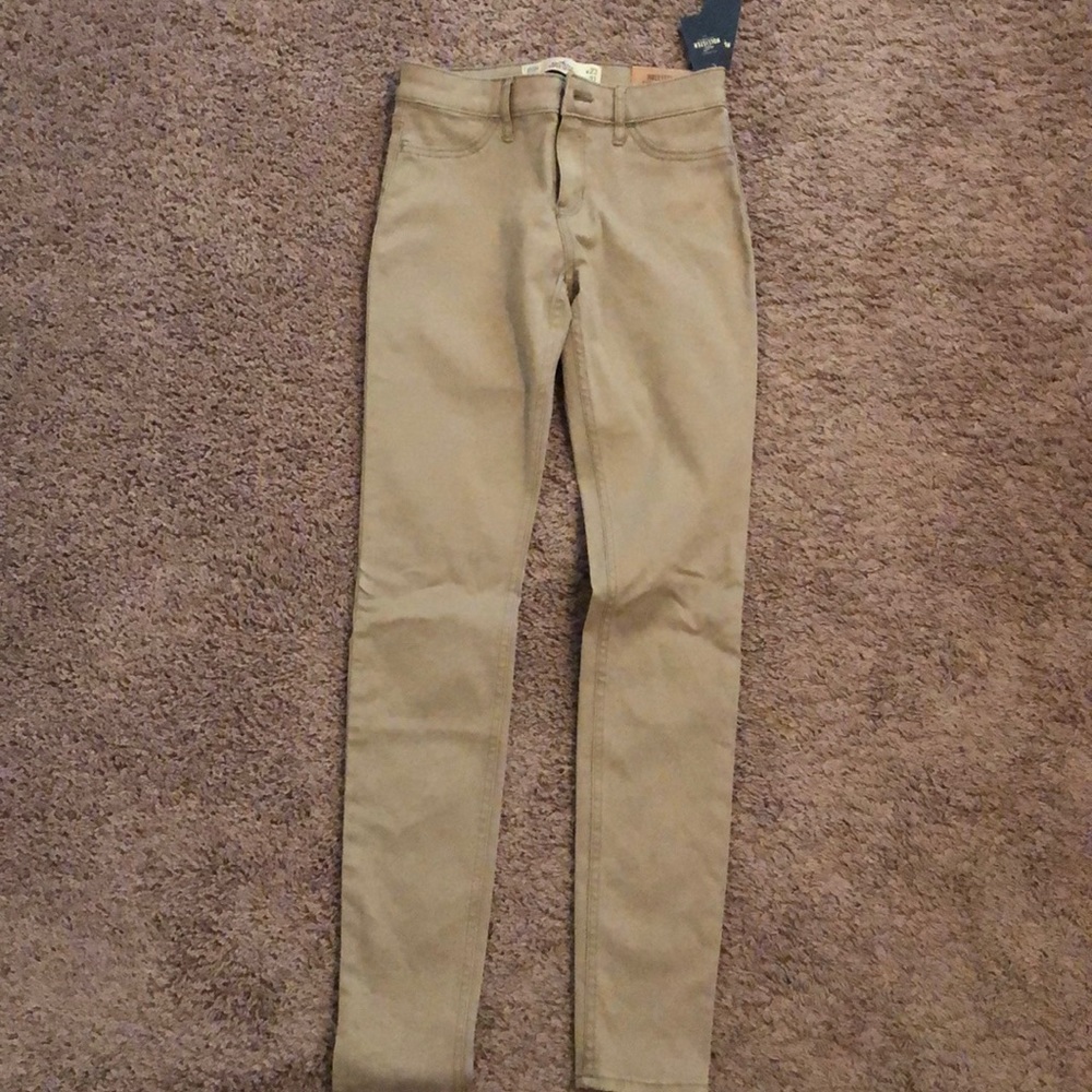 Hollister Super Skinny Khaki Pants
